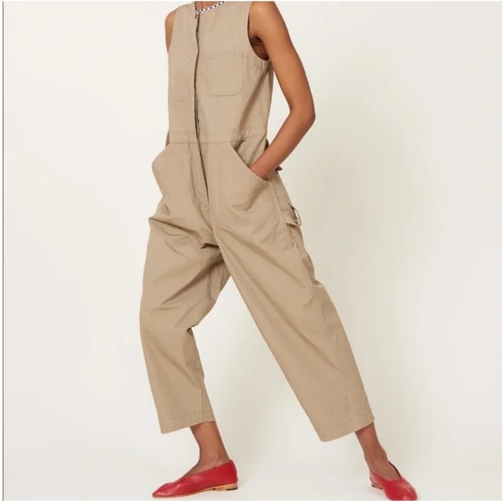 Womens Caron Callahan Tobias Jumpsuit in Gray